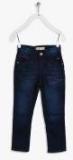 Palm Tree Blue Slim Fit Jeans Boys