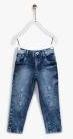 Palm Tree Blue Slim Fit Jeans Girls