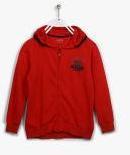 Palm Tree Red Solid Winter Jacket Boys