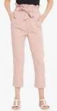 Panit Beige Solid Regular Fit Cigarette Trouser Women