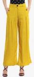 Panit Mustard Yellow Solid Palazzo women