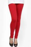 Pannkh Red Solid Legging Women