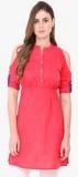 Paprika Pink Solid Tunic women