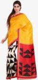 Parchayee Yellow Printed Saree Women