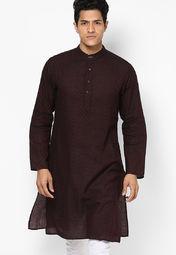 Parikrama Black Kurta Men