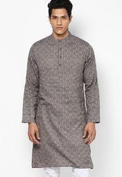 Parikrama Grey Kurta Men