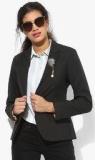 Park Avenue Black Checked Fitted Blazer Women