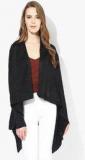 Park Avenue Black Solid Shrug Women