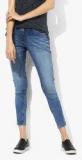 Park Avenue Blue Mid Rise Skinny Jeggings Women