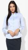 Park Avenue Blue Printed Shirt Women