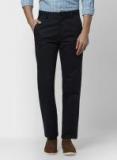 Park Avenue Blue Slim Fit Solid Chinos Men