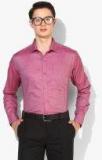 Park Avenue Fuchisa Slim Fit Solid Formal Shirt Men