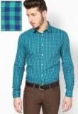 Park Avenue Green Casual Shirt Men