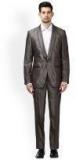 Park Avenue Grey Woven Single Breasted Formal Suit