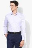 Park Avenue Lavender Printed Slim Fit Formal Shirt Men