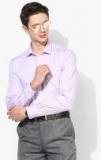 Park Avenue Lavender Slim Fit Solid Formal Shirt Men