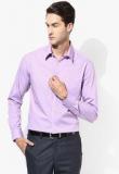 Park Avenue Lilac Solid Slim Fit Formal Shirt Men