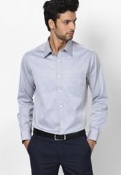 Park Avenue Limited Edition Auto Fit Grey Formal Shirt Men