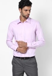 Park Avenue Limited Edition Auto Fit Lavender Formal Shirt Men