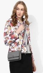 Park Avenue Multicoloured Printed Winter Jacket women