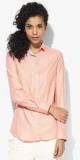 Park Avenue Peach Printed Shirt Women