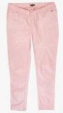 Park Avenue Peach Solid Slim Fit Regular Trouser Women