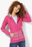 Park Avenue Pink Solid Sweatshirt Women