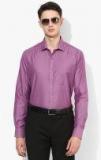 Park Avenue Purple Slim Fit Printed Formal Shirt Men