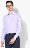 Park Avenue Violet Slim Fit Checked Formal Shirt Men