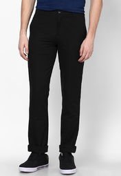 Parx Black Chinos Men