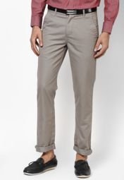 Parx Grey Chinos Men