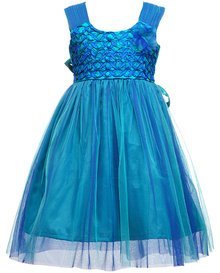 Peaches Blue Dress girls