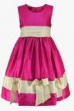 Peaches Fuchsia Casual Dress girls