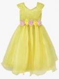 Peaches Lemon Party Dress girls