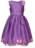 Peaches Purple Casual Dress Girls