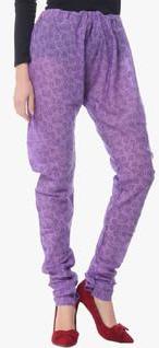 Pehraan Purple Printed Churidar women