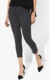 People Dark Grey Solid Jeggings Women