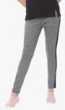 People Grey Colourblocked Leggings Women