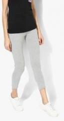 People Grey Solid Jeggings women