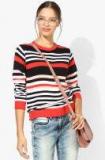 People Multi Striped Sweater Women