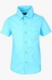 Pepe Jeans Aqua Blue Casual Shirt boys