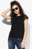 Pepe Jeans Black Self Pattern Blouse Women