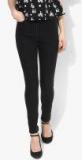 Pepe Jeans Black Skinny Fit High Rise Clean Look Jeans Women