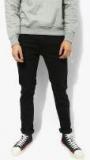 Pepe Jeans Black Solid Low Rise Slim Fit Jeans Men