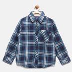 Pepe Jeans Blue Checked Casual Shirt Boys