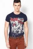 Pepe Jeans Blue Crew Neck T Shirt Men