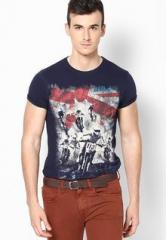 Pepe Jeans Blue Crew Neck T Shirt men