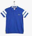 Pepe Jeans Blue Regular Fit Polo T Shirt Boys