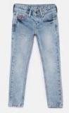 Pepe Jeans Blue Skinny Fit Low Rise Low Distress Jeans Girls