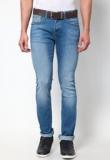 Pepe Jeans Blue Solid Slim Fit Jeans Men